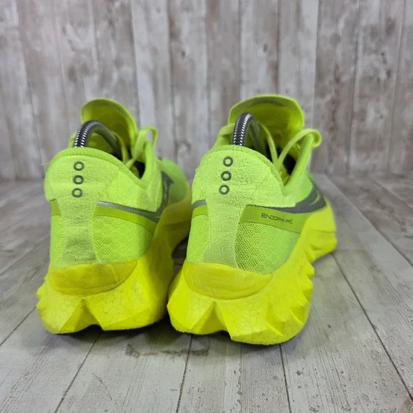 Saucony Endorphin Pro 3 Mens Neon Yellow Running Speedroll Technology Size 9.5 - Picture 3 of 8